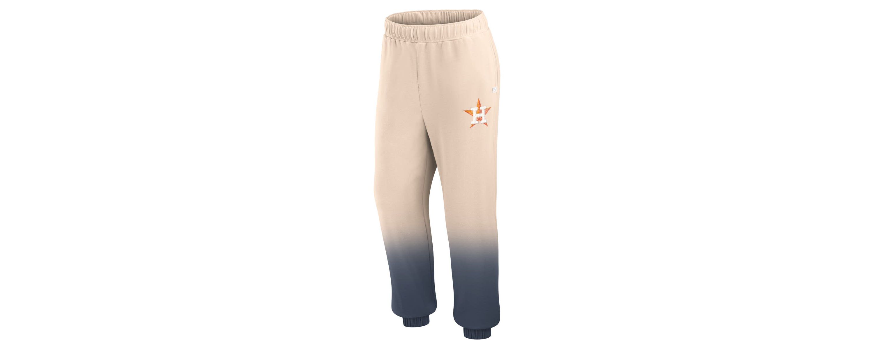 MLB Fanatics Tan/Navy Houston Astros Luxe Ombre Lounge Pants