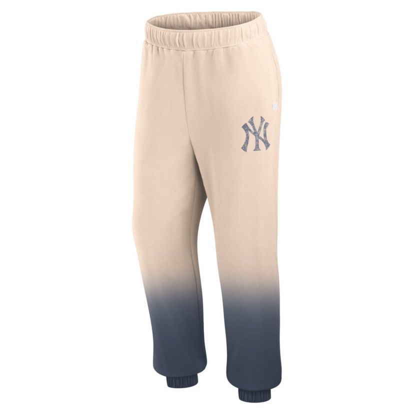 MLB Fanatics Tan/Navy New York Yankees Luxe Ombre Lounge Pants