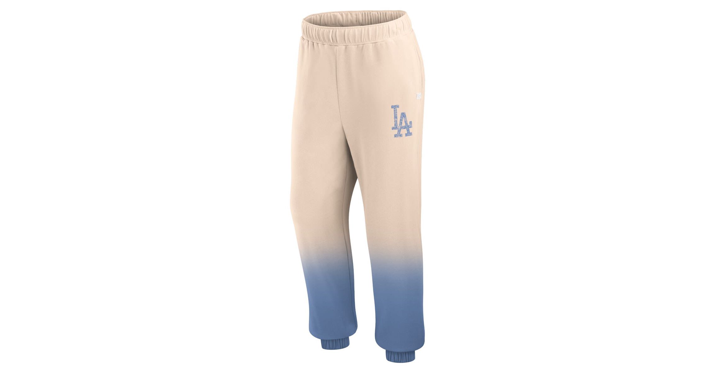 MLB Fanatics Tan/Royal Los Angeles Dodgers Luxe Ombre Lounge Pants