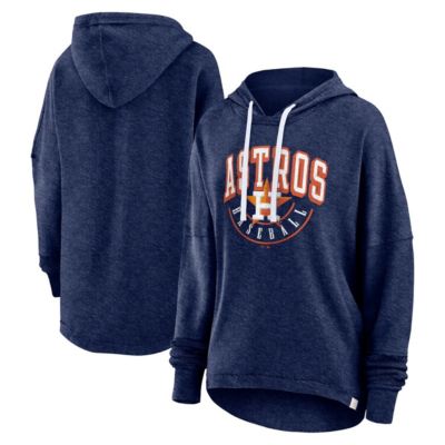 Women's MLB Fanatics Houston Astros Luxe Pullover Hoodie, Navy Blue, Small