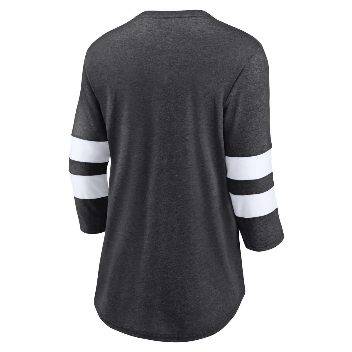 NHL Fanatics One Timer Tri-Blend Scoop Neck 3/4-Sleeve T-Shirt