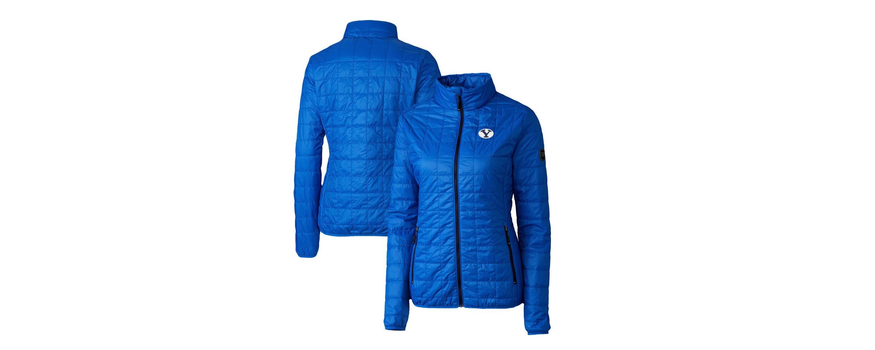 NCAA BYU Cougars Rainier Eco Insulated Puffer Full-Zip Jacket