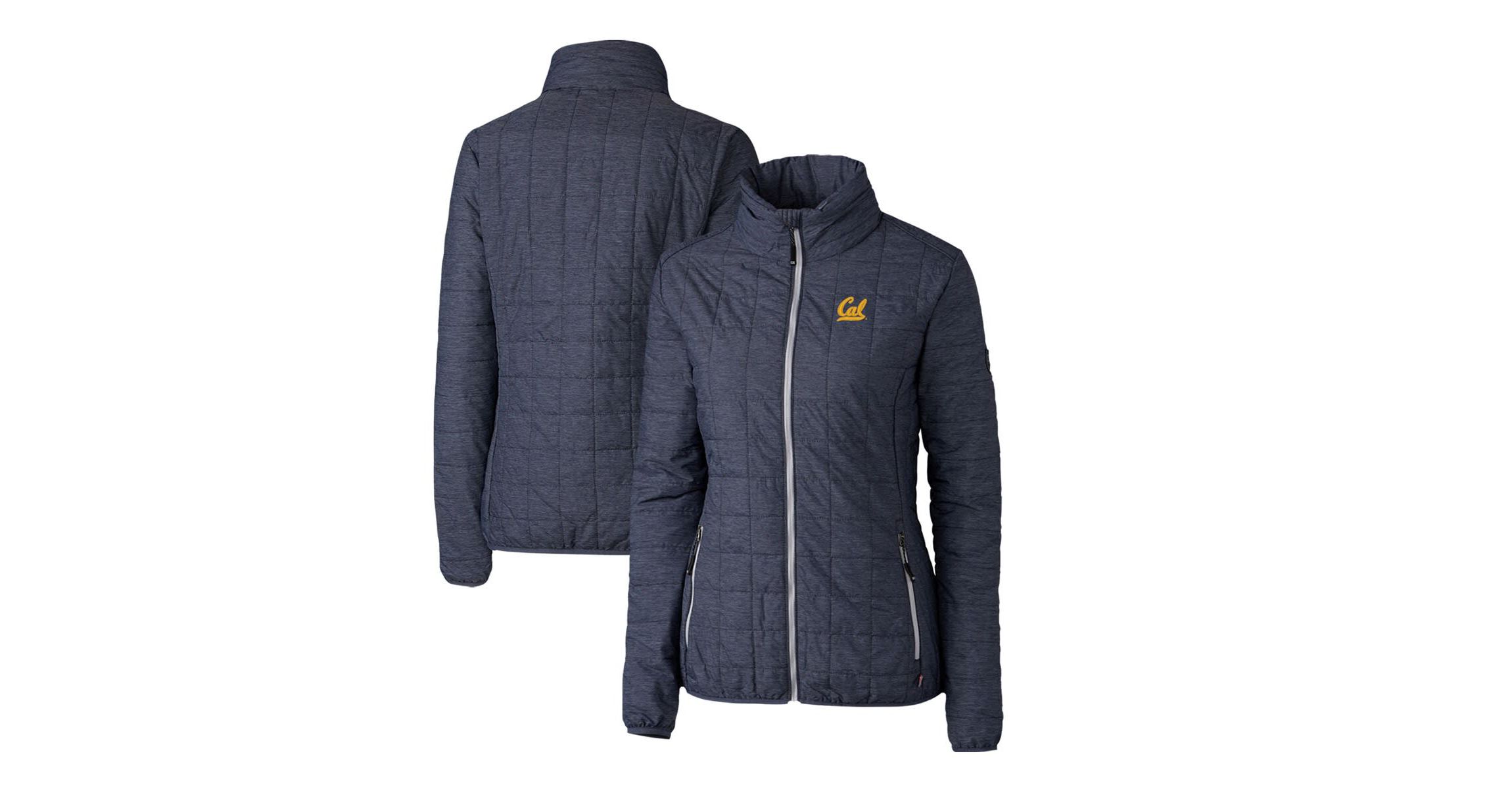 California Golden Bears NCAA Heather Cal Bears Rainier Eco Insulated Puffer Full-Zip Jacket