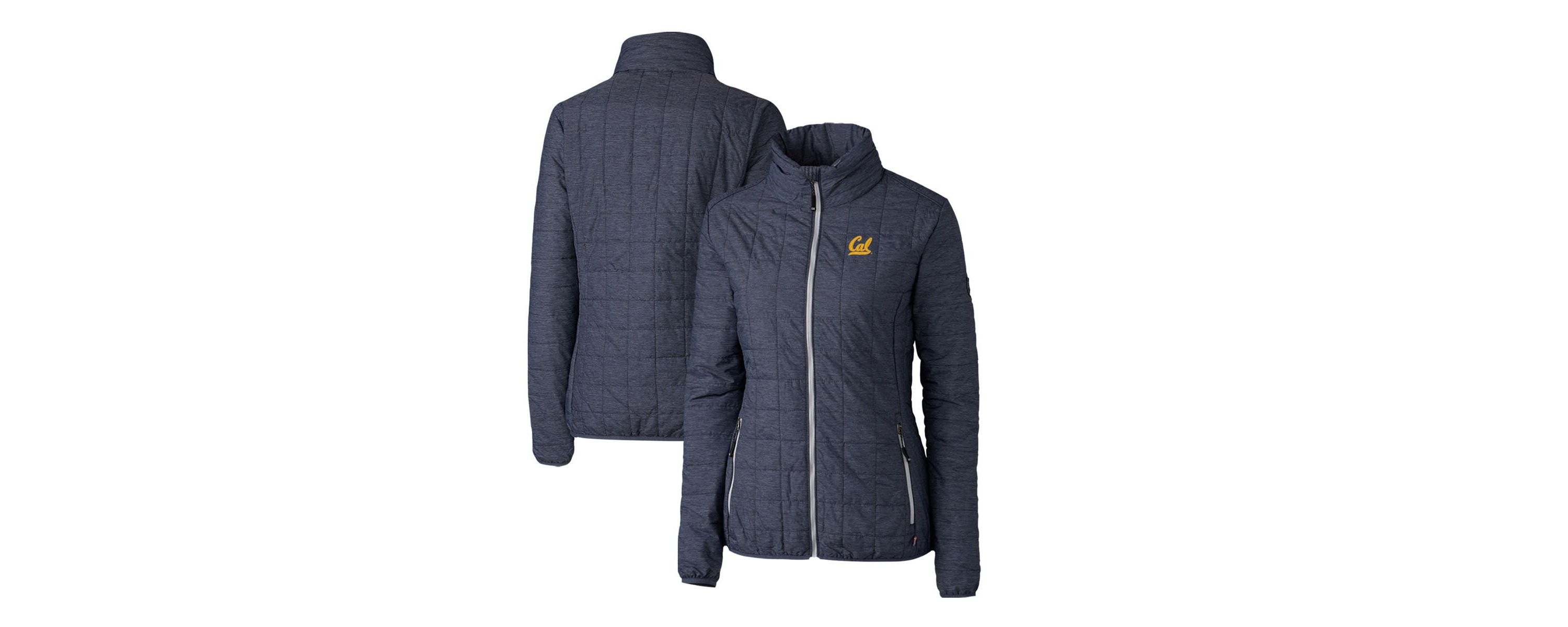 California Golden Bears NCAA Heather Cal Bears Rainier Eco Insulated Puffer Full-Zip Jacket