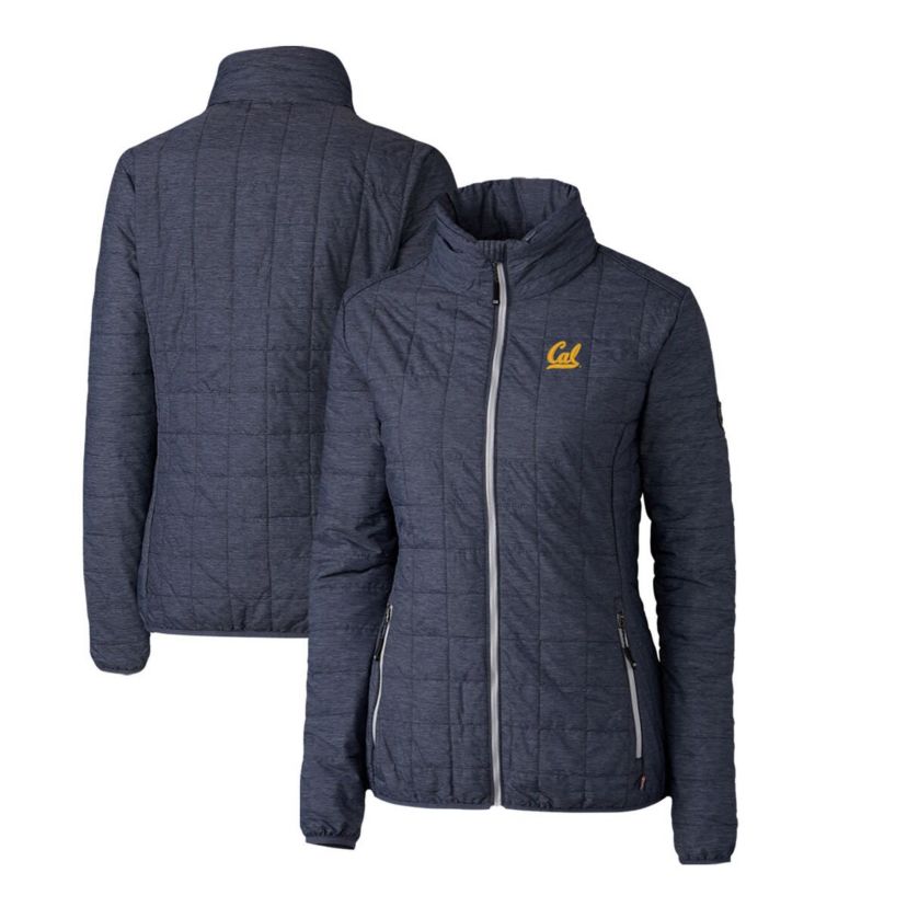 California Golden Bears NCAA Heather Cal Bears Rainier Eco Insulated Puffer Full-Zip Jacket