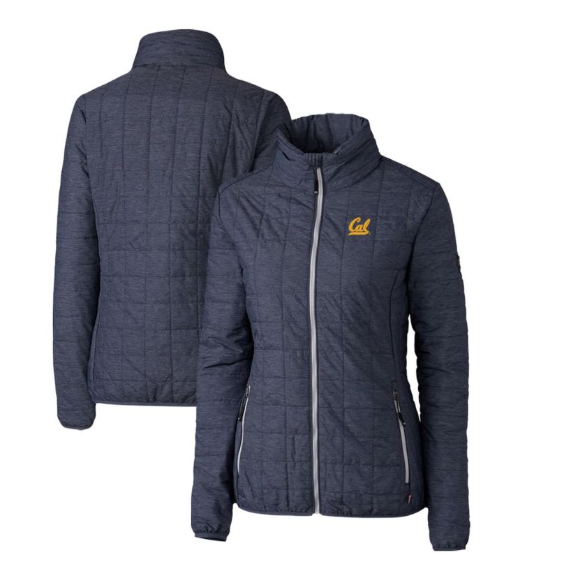 California Golden Bears NCAA Heather Cal Bears Rainier Eco Insulated Puffer Full-Zip Jacket