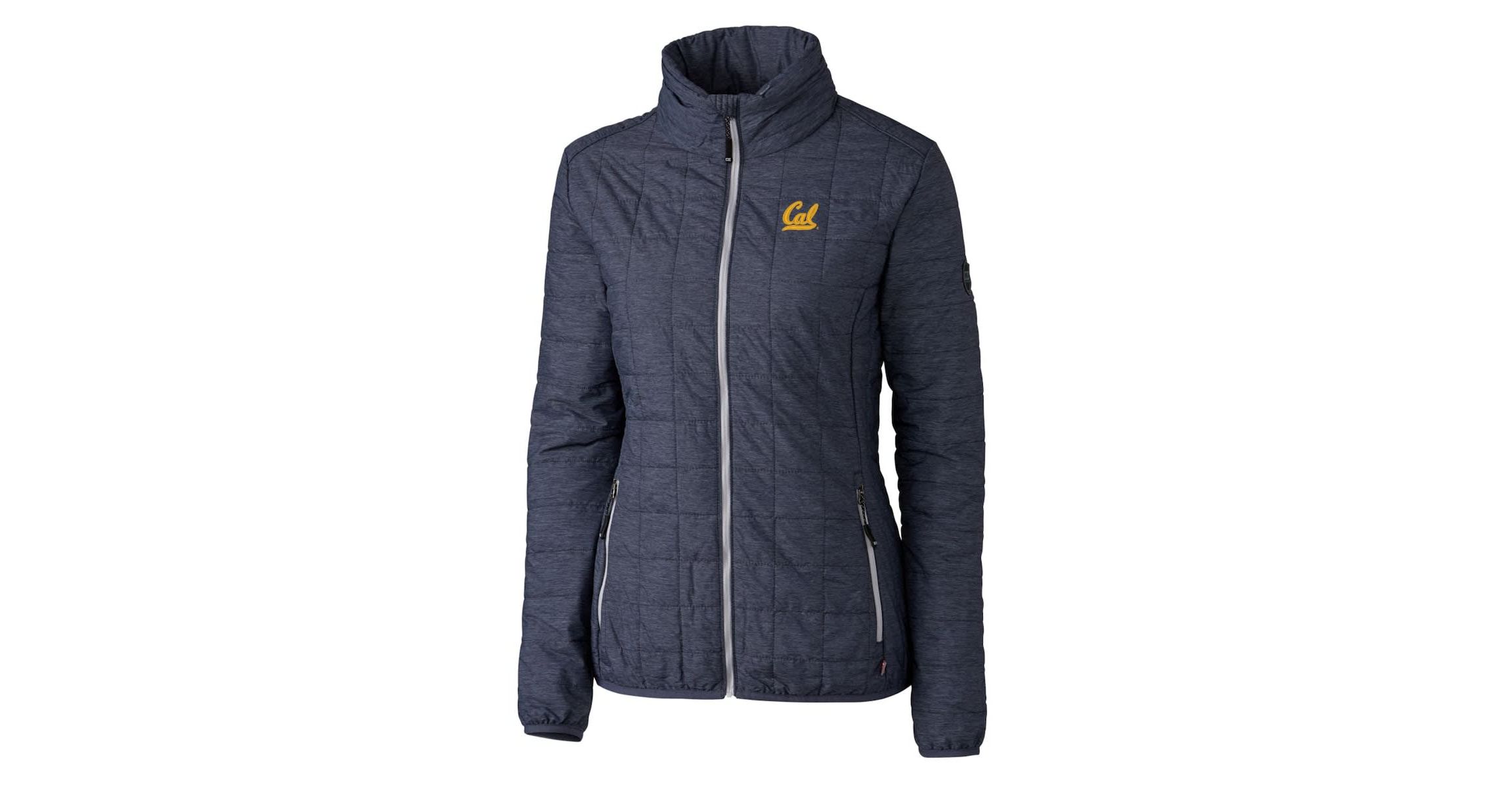 California Golden Bears NCAA Heather Cal Bears Rainier Eco Insulated Puffer Full-Zip Jacket