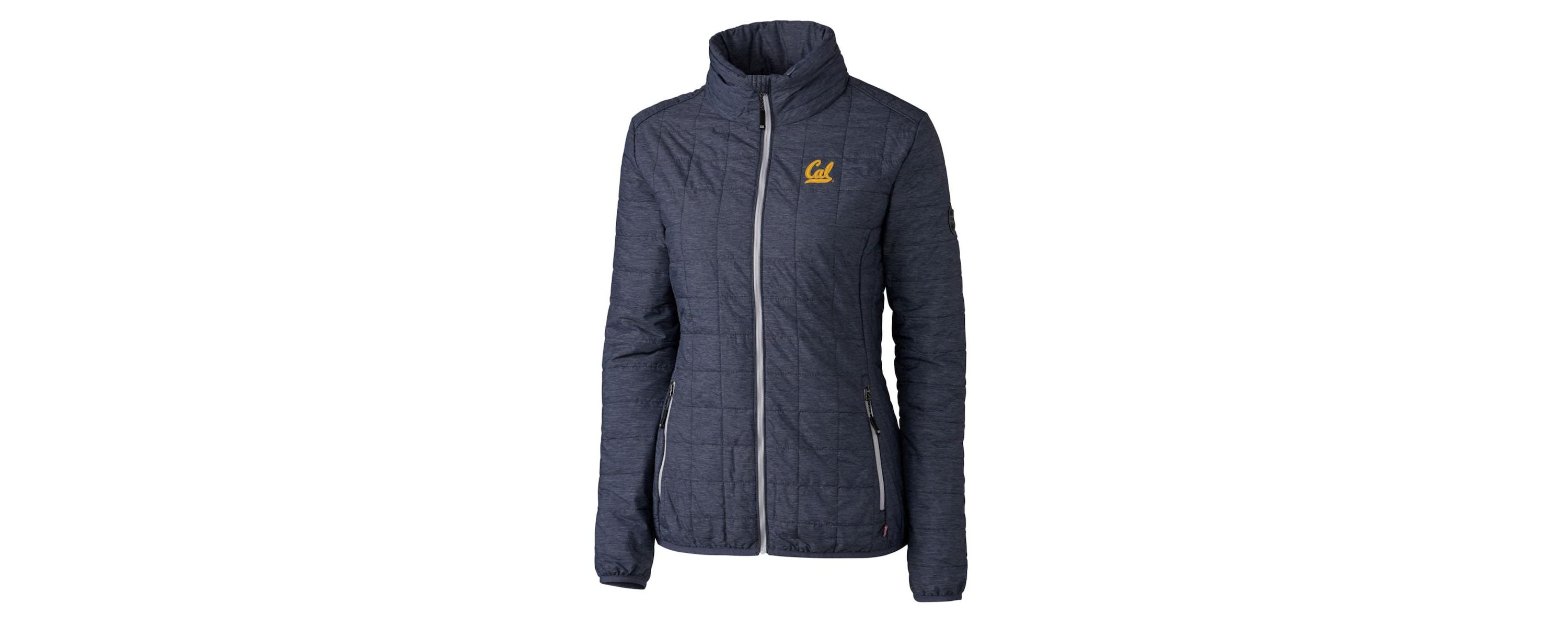 California Golden Bears NCAA Heather Cal Bears Rainier Eco Insulated Puffer Full-Zip Jacket