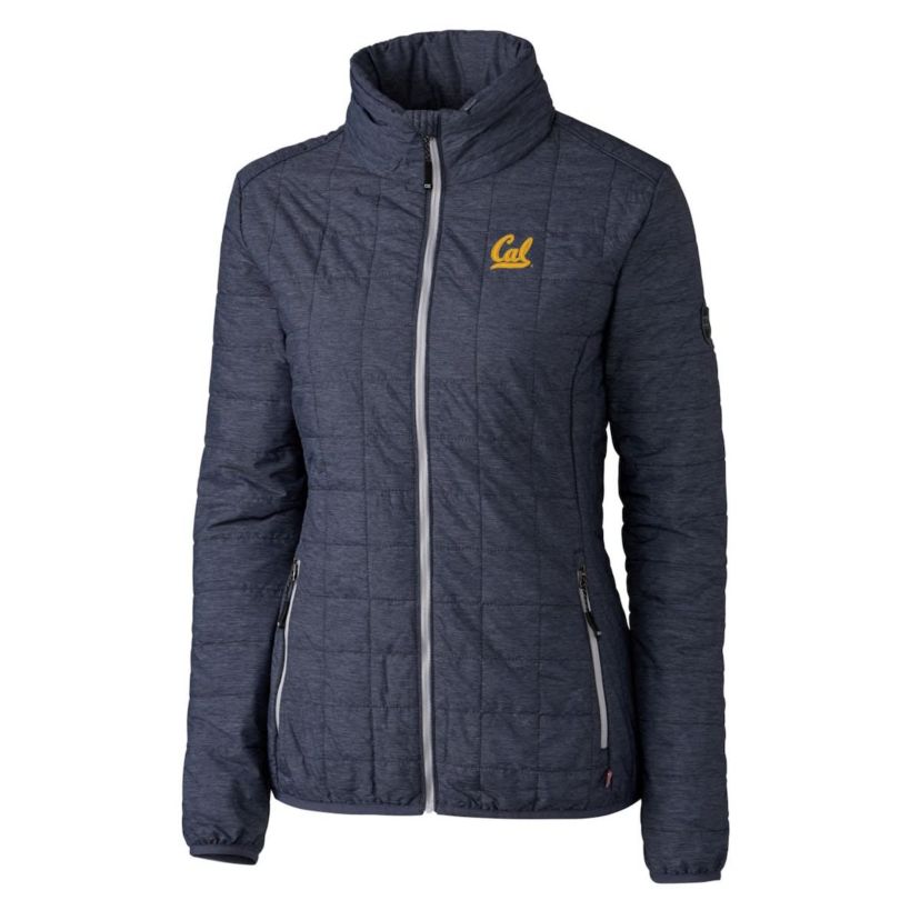 California Golden Bears NCAA Heather Cal Bears Rainier Eco Insulated Puffer Full-Zip Jacket
