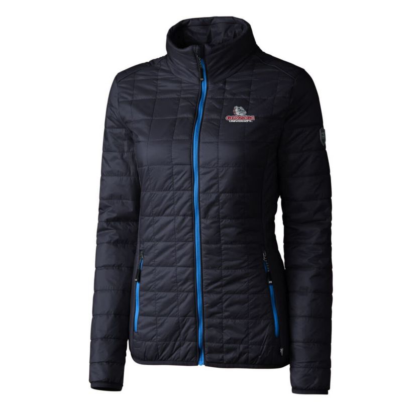 Gonzaga University Bulldogs NCAA Gonzaga Bulldogs Rainier Eco Insulated Puffer Full-Zip Jacket