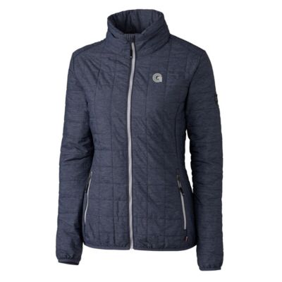 NCAA Heather Georgetown Hoyas Rainier Eco Insulated Puffer Full-Zip Jacket