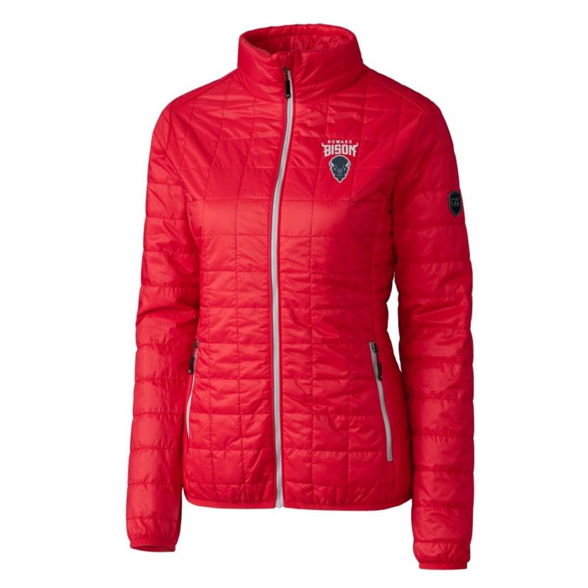 NCAA Howard Bison Rainier Eco Insulated Puffer Full-Zip Jacket