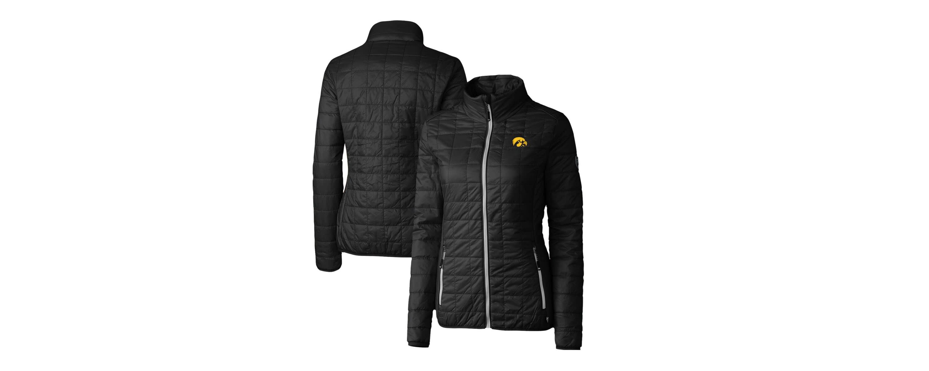 NCAA Iowa Hawkeyes Rainier Eco Insulated Puffer Full-Zip Jacket