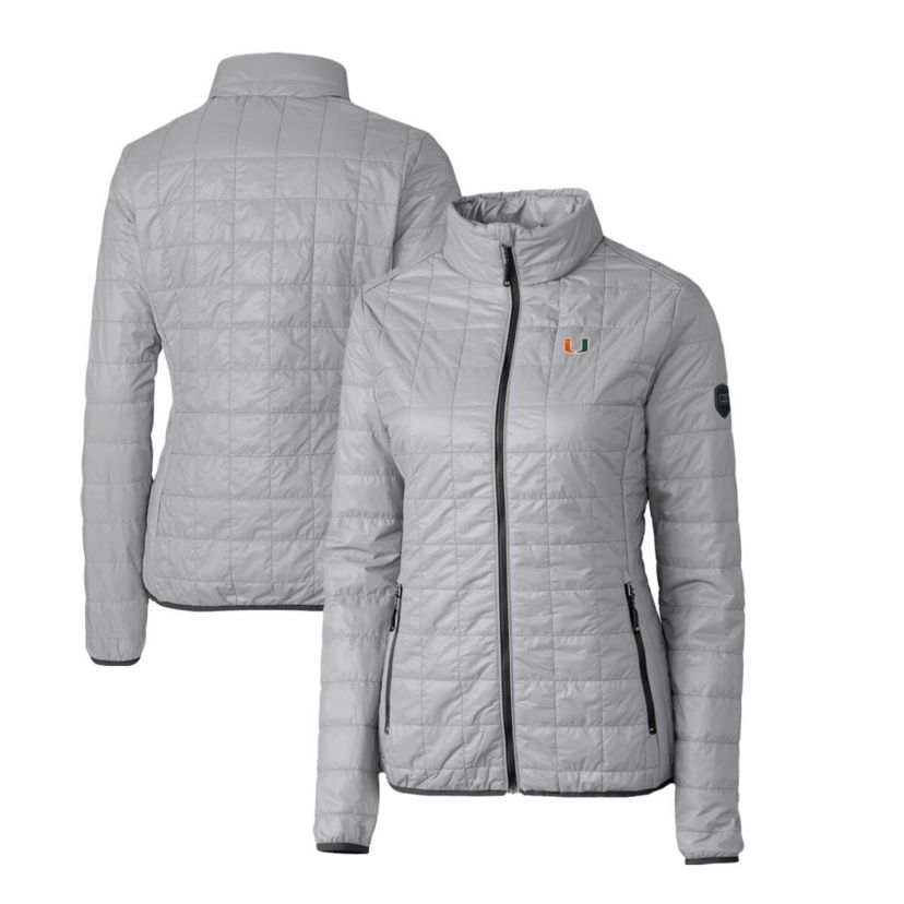 Miami (FL) Hurricanes NCAA Miami Hurricanes Rainier Eco Insulated Puffer Full-Zip Jacket