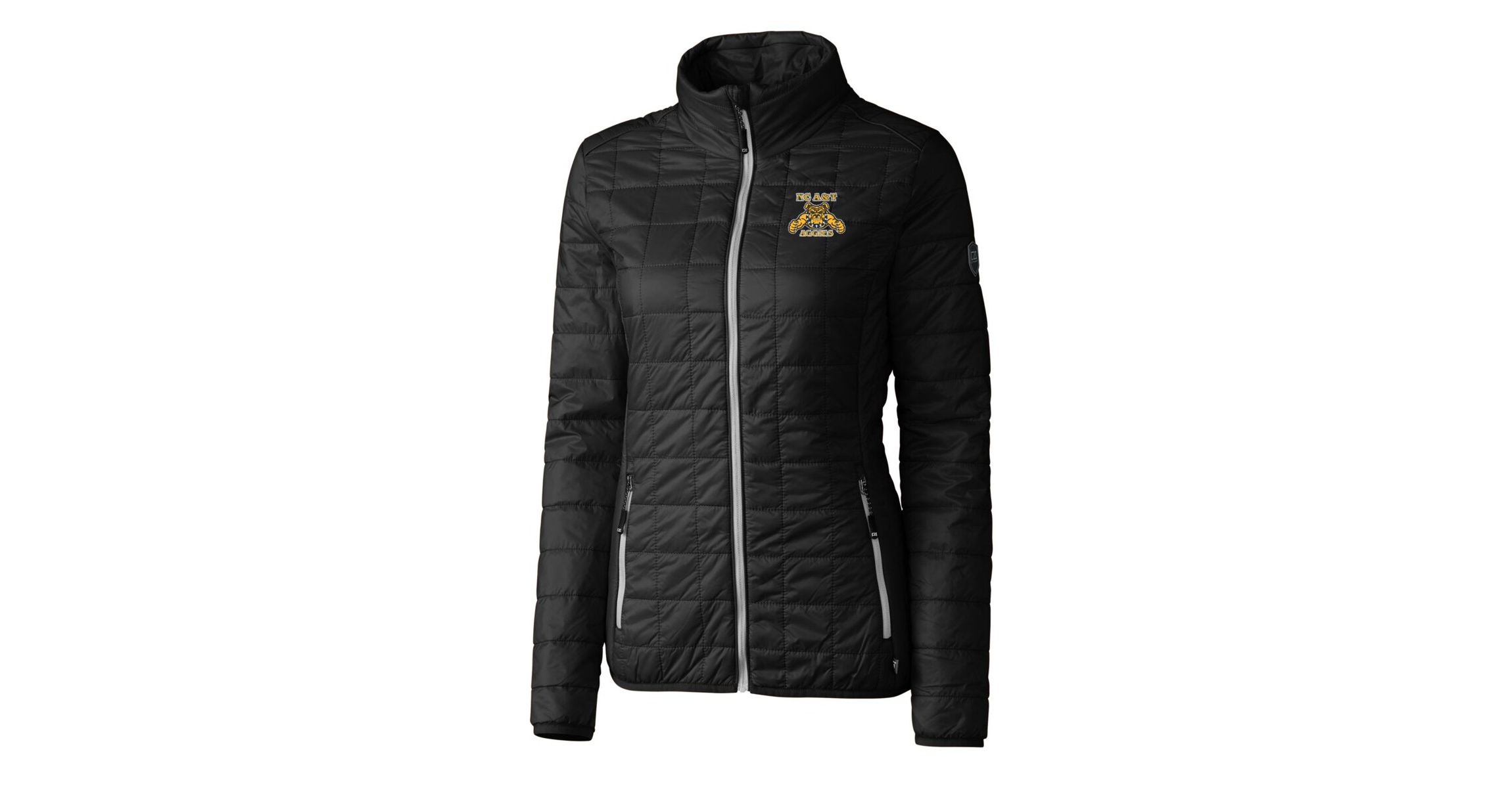NC A&T Aggies NCAA North Carolina A&T Aggies Rainier Eco Insulated Puffer Full-Zip Jacket