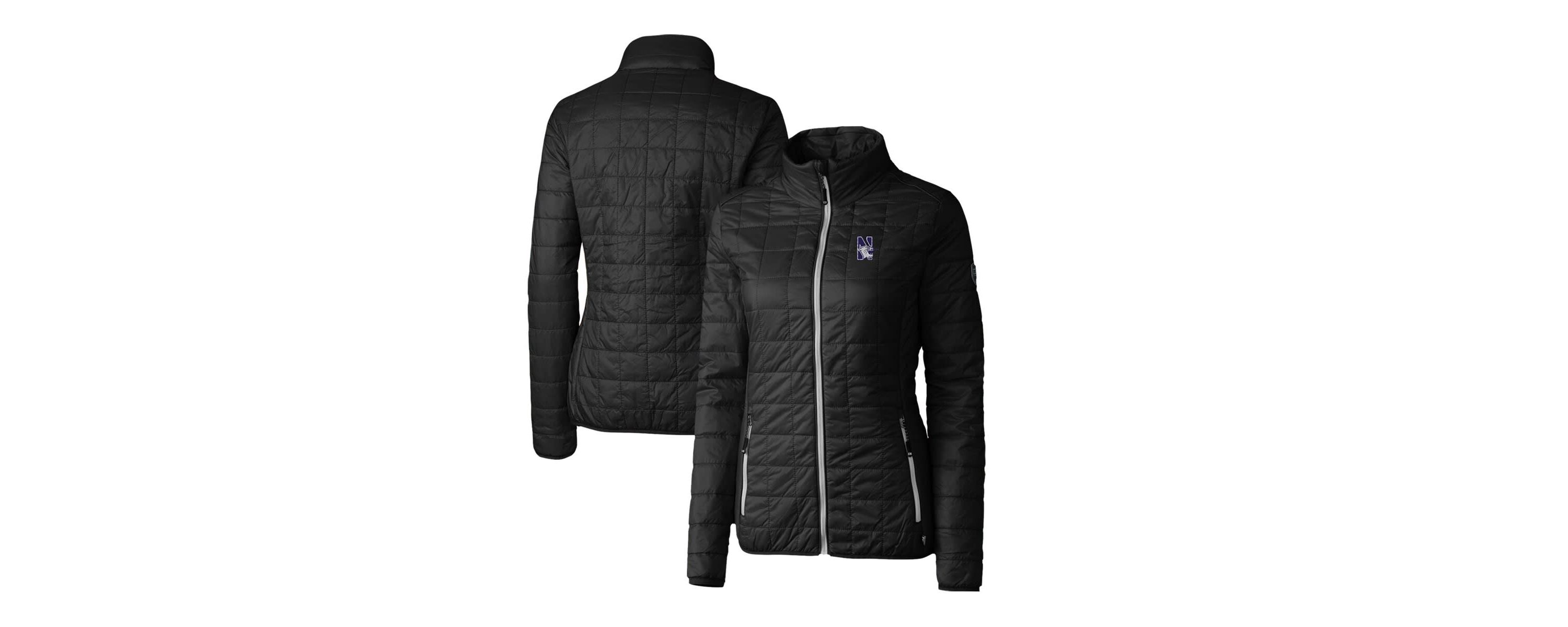 NCAA Northwestern Wildcats Rainier Eco Insulated Puffer Full-Zip Jacket