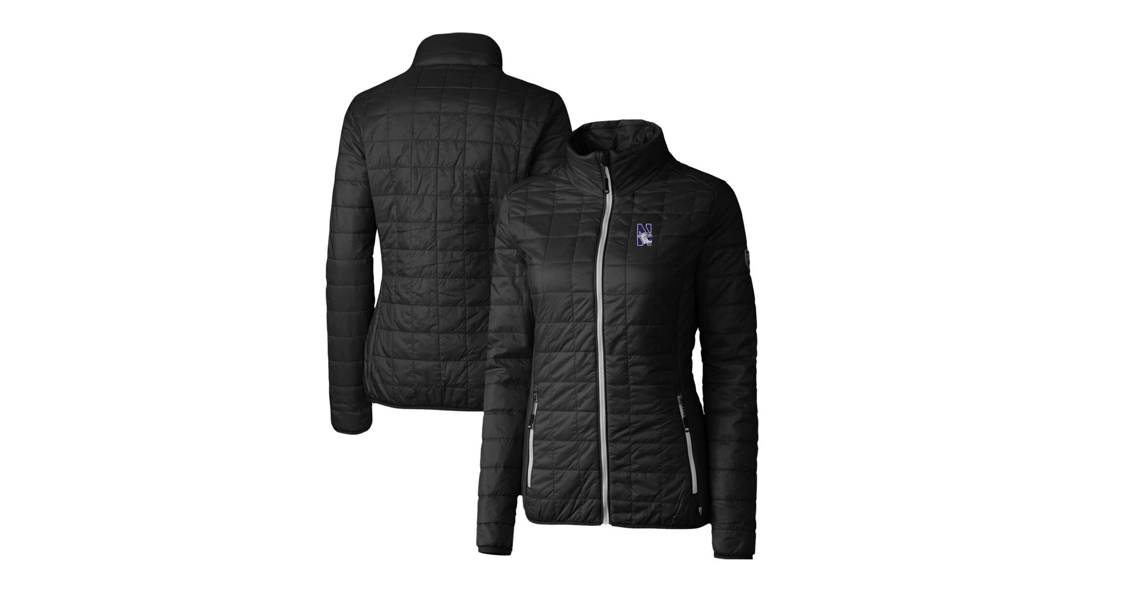 NCAA Northwestern Wildcats Rainier Eco Insulated Puffer Full-Zip Jacket