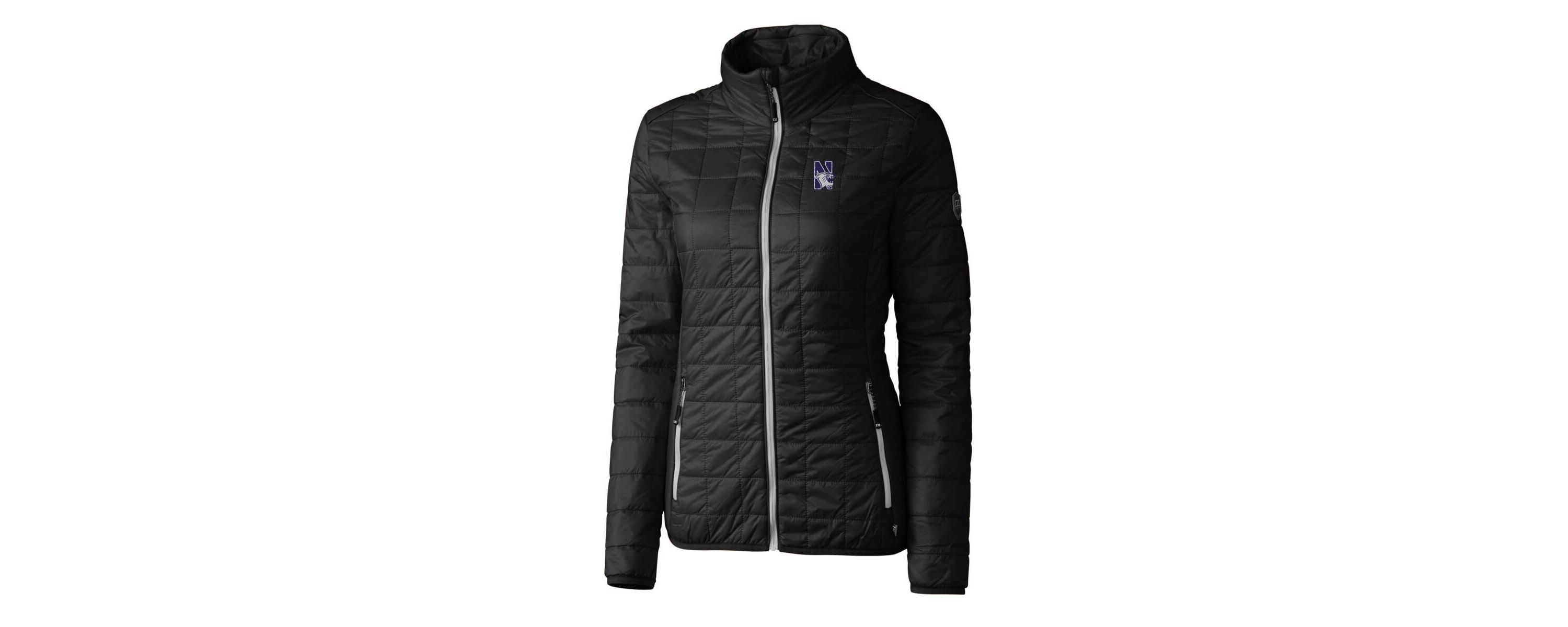 NCAA Northwestern Wildcats Rainier Eco Insulated Puffer Full-Zip Jacket