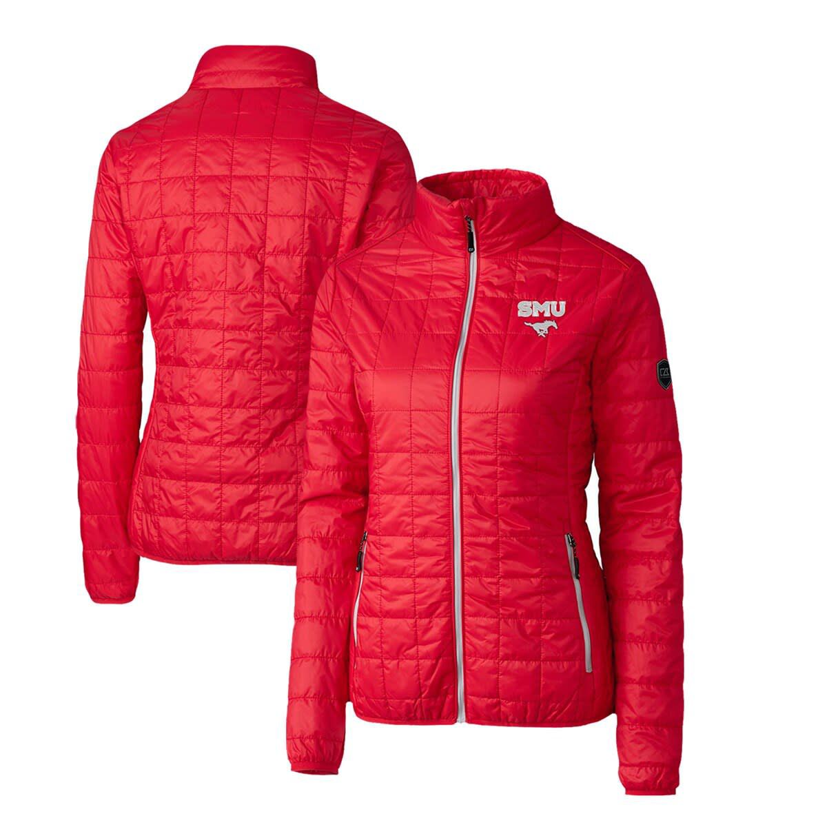 NCAA SMU Mustangs Rainier Eco Insulated Puffer Full-Zip Jacket