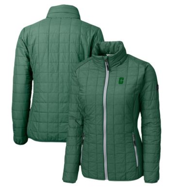 NCAA Heather Charlotte 49ers Rainier Eco Insulated Puffer Full-Zip Jacket