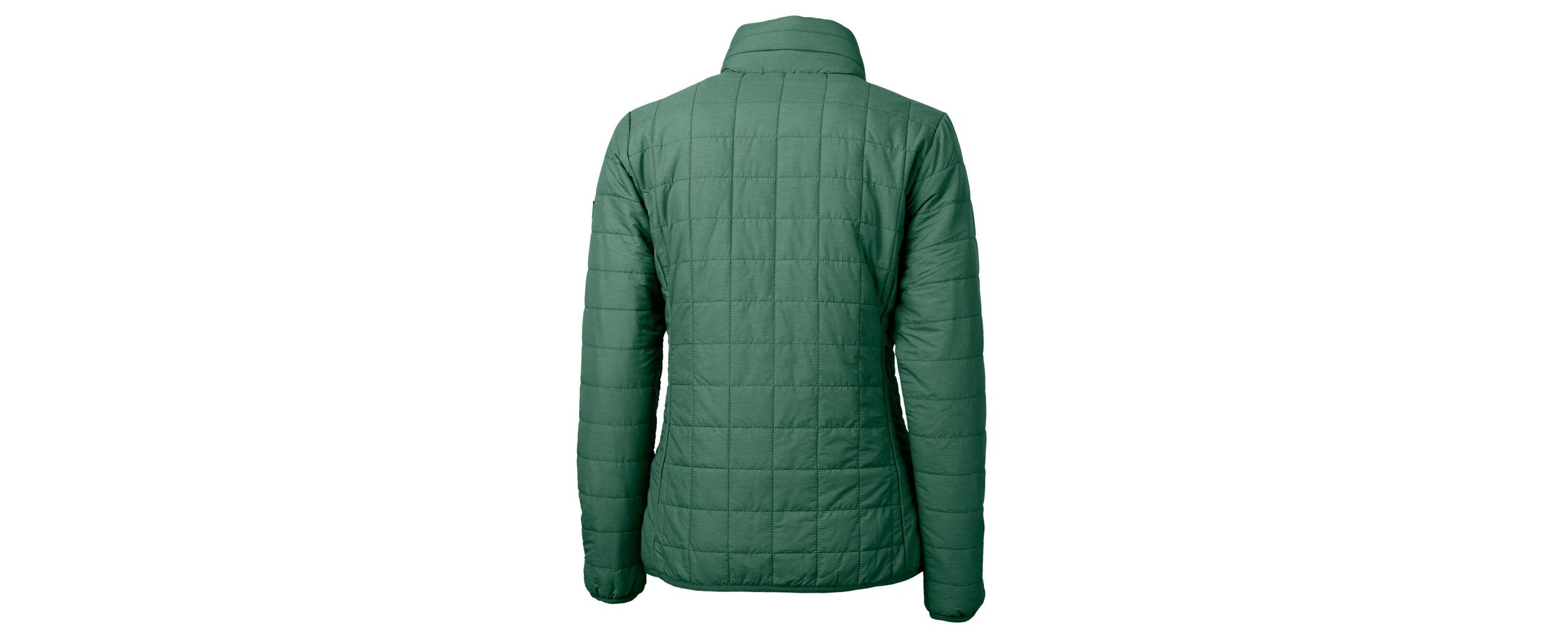 NCAA Heather Charlotte 49ers Rainier Eco Insulated Puffer Full-Zip Jacket