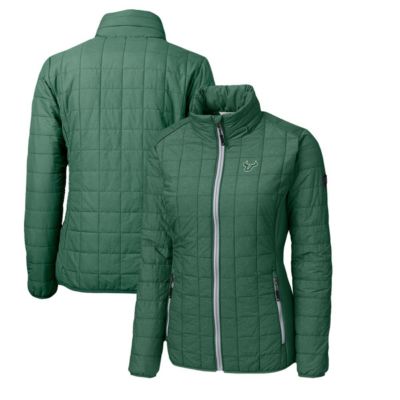 NCAA Heather South Florida Bulls Rainier Eco Insulated Puffer Full-Zip Jacket