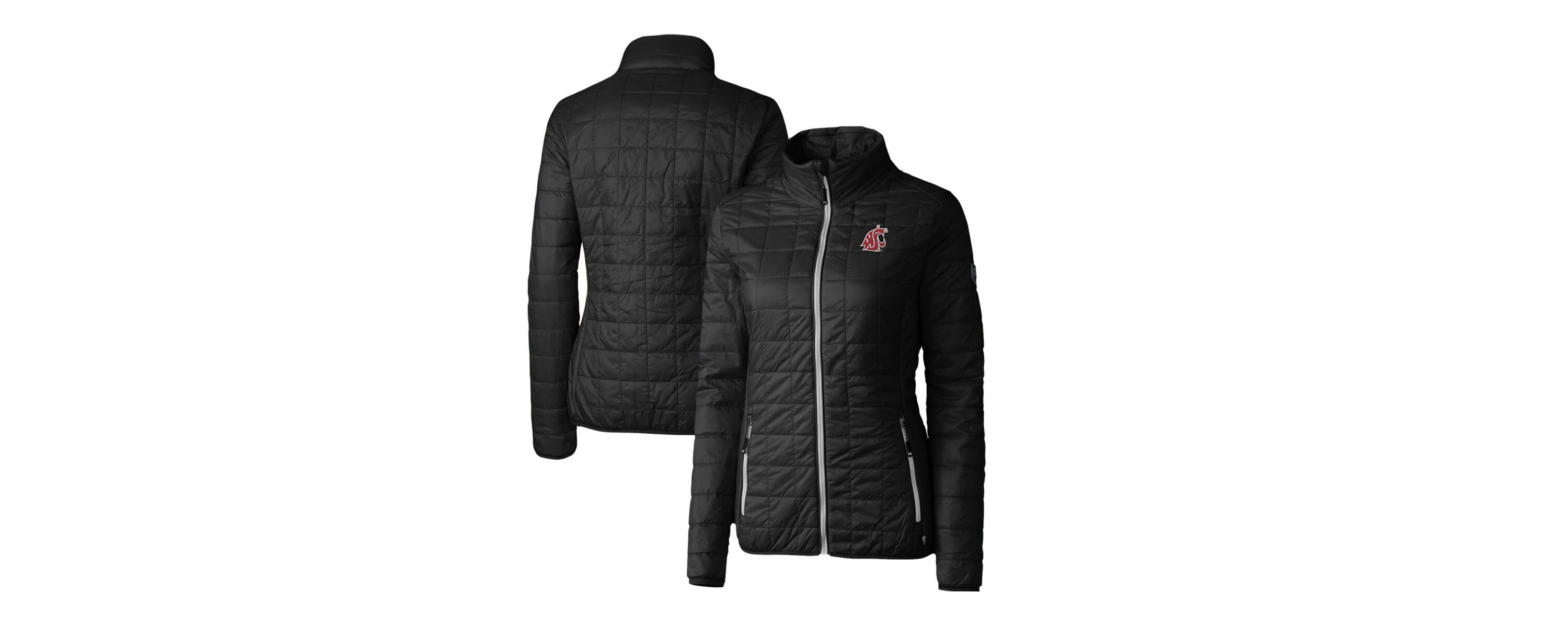 NCAA Washington State Cougars Rainier Eco Insulated Puffer Full-Zip Jacket