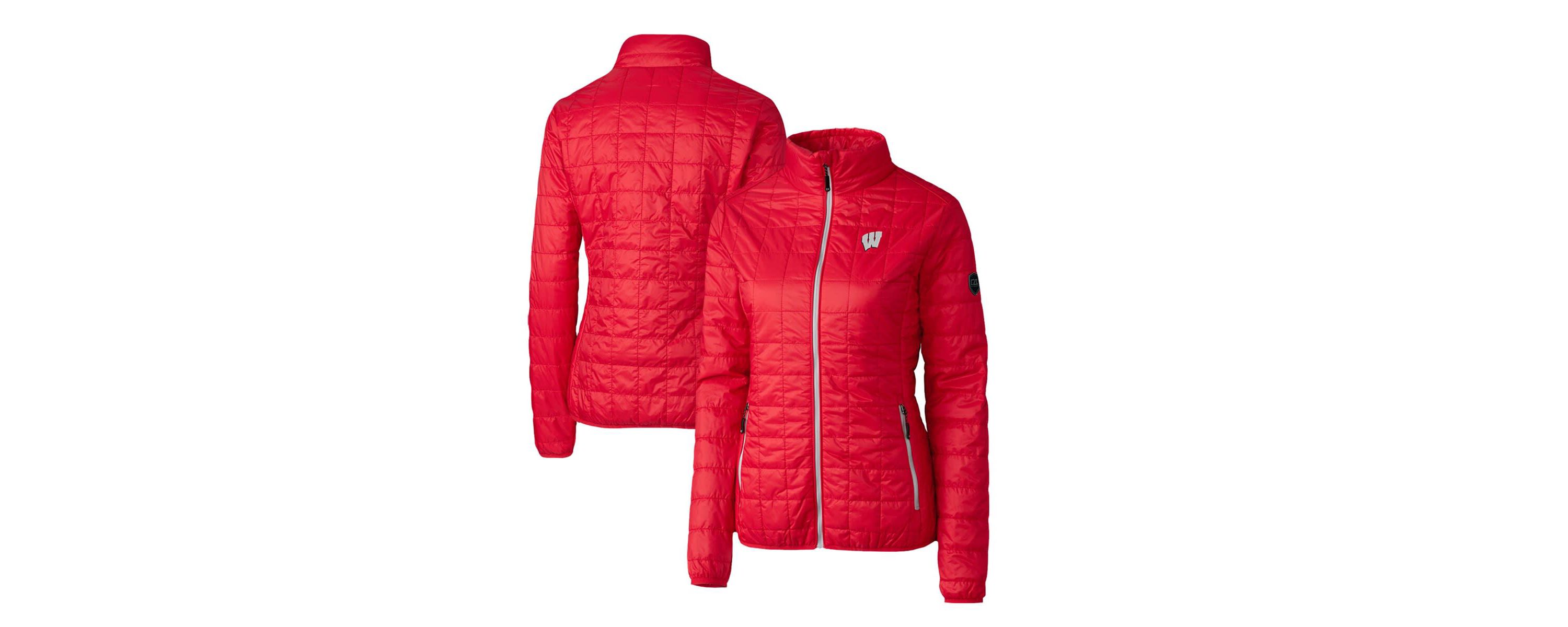 NCAA Wisconsin Badgers Rainier Eco Insulated Puffer Full-Zip Jacket