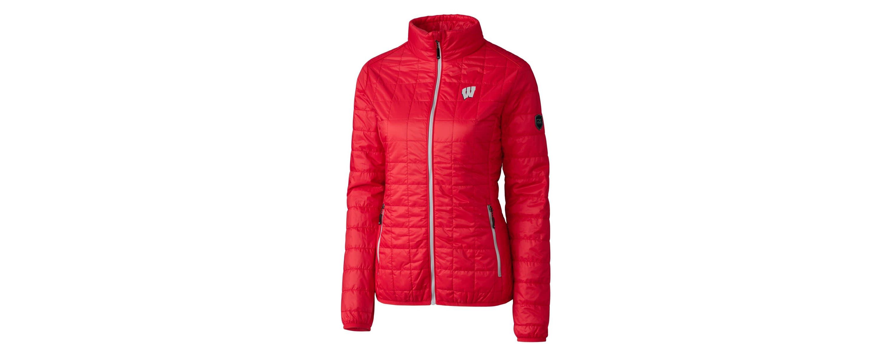 NCAA Wisconsin Badgers Rainier Eco Insulated Puffer Full-Zip Jacket