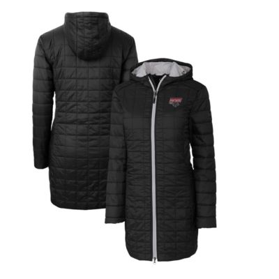 Clark Atlanta Panthers NCAA University Rainier Primaloft Eco Hooded Long Coat