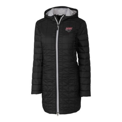 Clark Atlanta Panthers NCAA University Rainier Primaloft Eco Hooded Long Coat