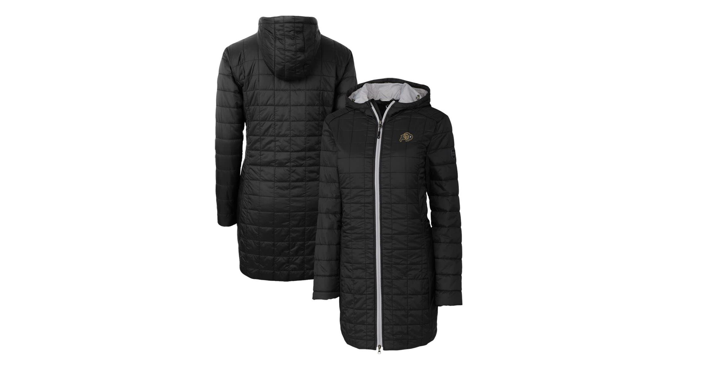 NCAA Colorado Buffaloes Rainier Primaloft Eco Hooded Long Coat