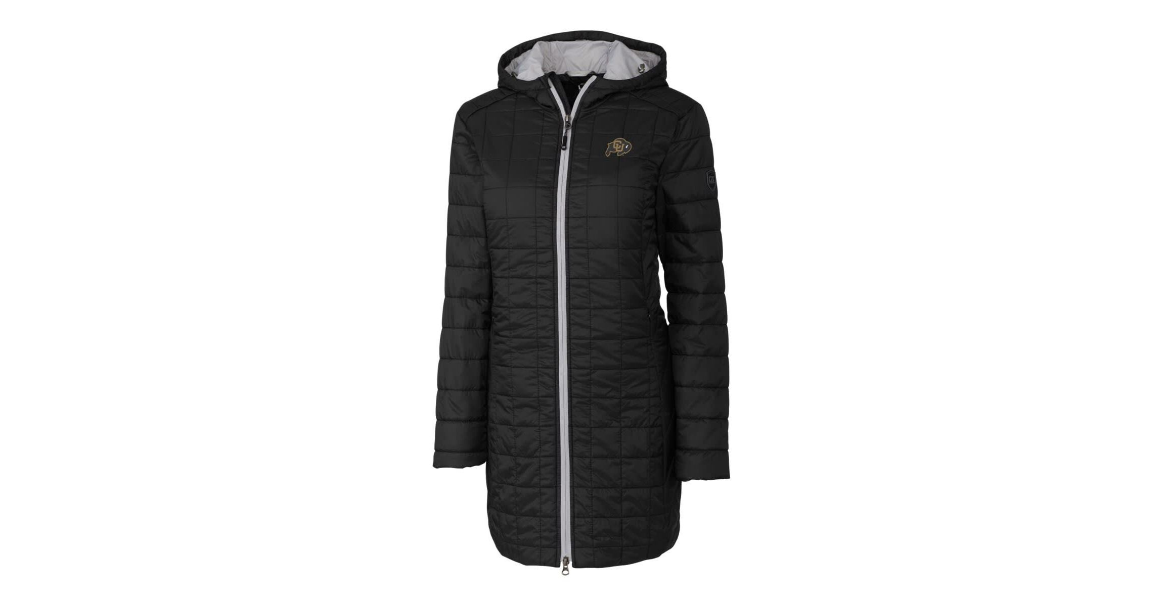 NCAA Colorado Buffaloes Rainier Primaloft Eco Hooded Long Coat