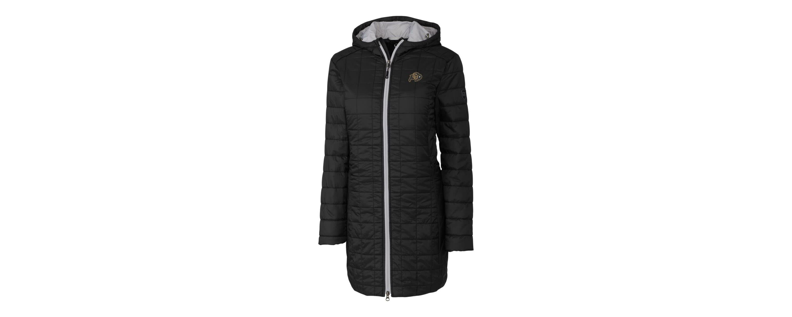NCAA Colorado Buffaloes Rainier Primaloft Eco Hooded Long Coat
