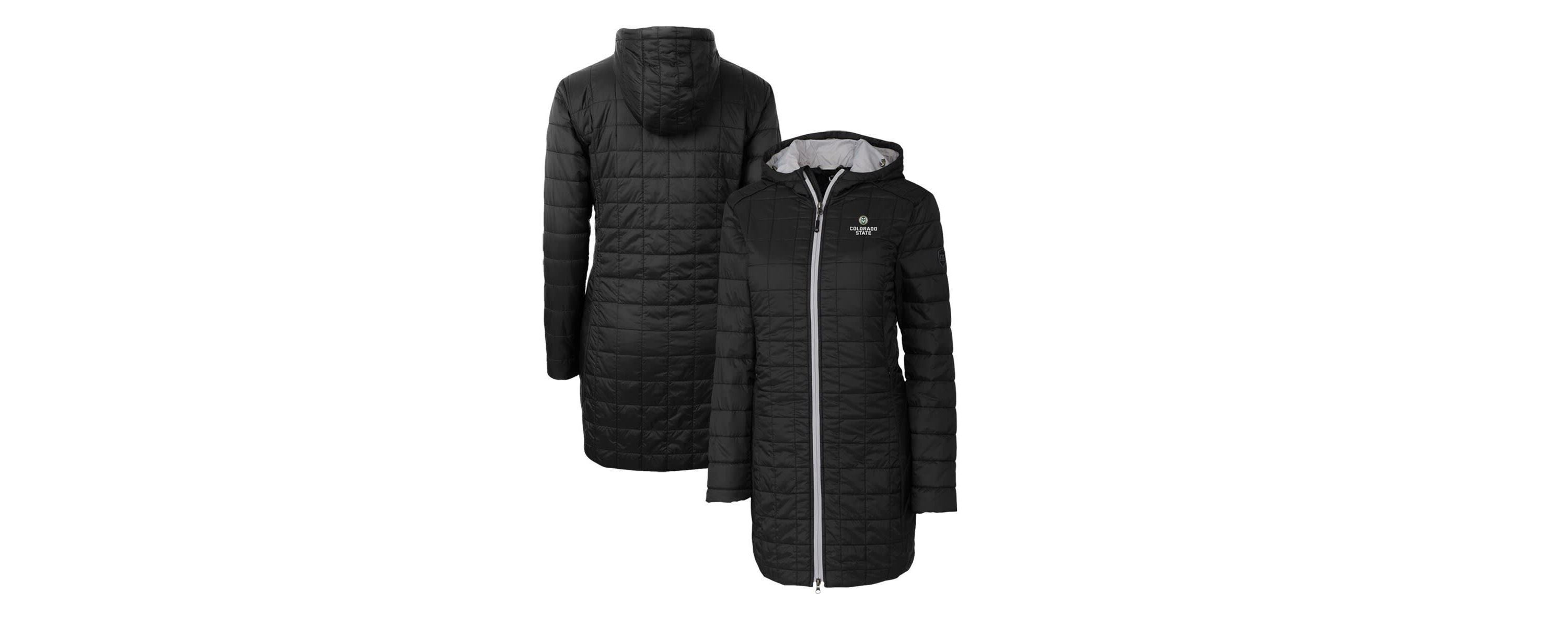 NCAA Colorado State Rams Rainier Primaloft Eco Hooded Long Coat