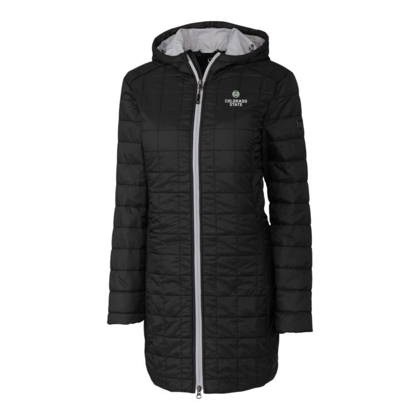 NCAA Colorado State Rams Rainier Primaloft Eco Hooded Long Coat