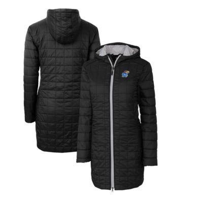 NCAA Kansas Jayhawks Rainier Primaloft Eco Hooded Long Coat