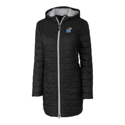 NCAA Kansas Jayhawks Rainier Primaloft Eco Hooded Long Coat