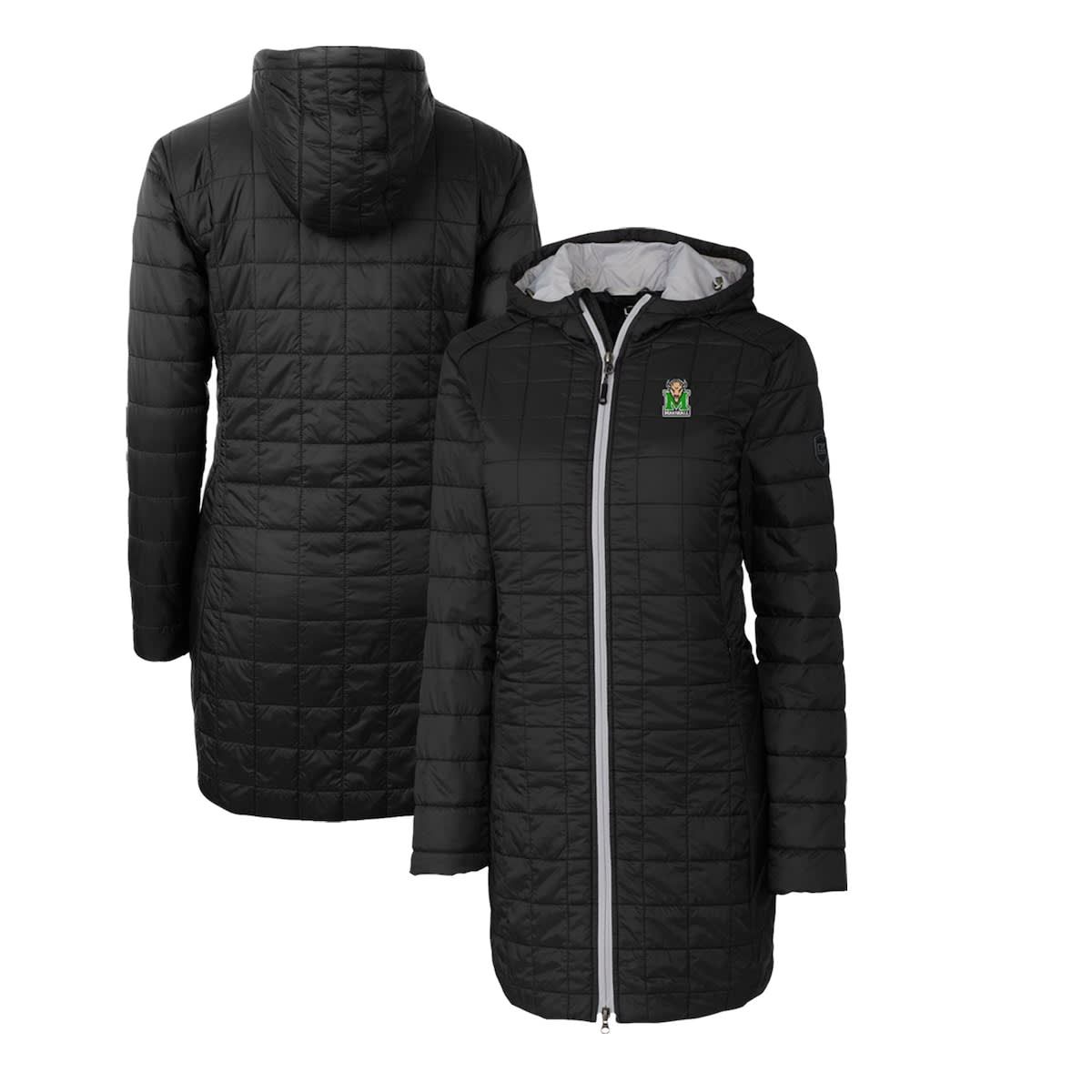 NCAA Marshall Thundering Herd Rainier Primaloft Eco Hooded Long Coat