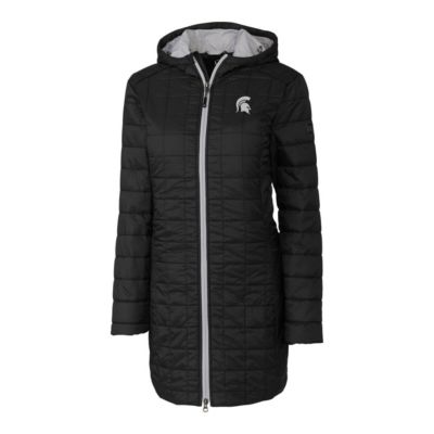 NCAA Michigan State Spartans Rainier Primaloft Eco Hooded Long Coat