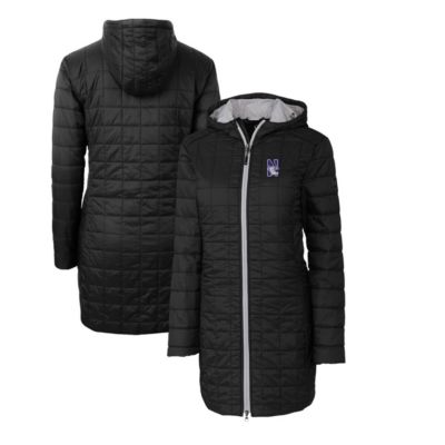 NCAA Northwestern Wildcats Rainier Primaloft Eco Hooded Long Coat
