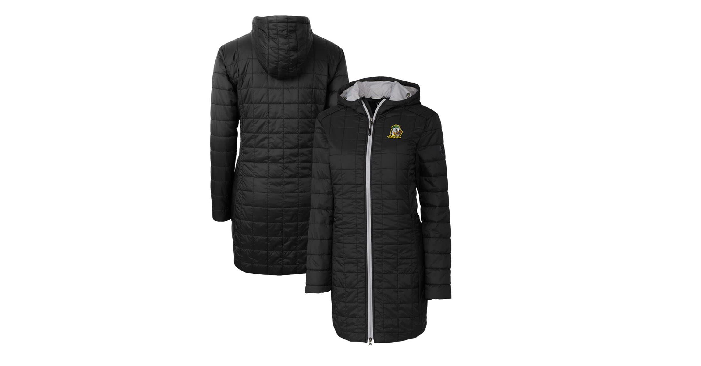 NCAA Oregon Ducks Rainier Primaloft Eco Hooded Long Coat