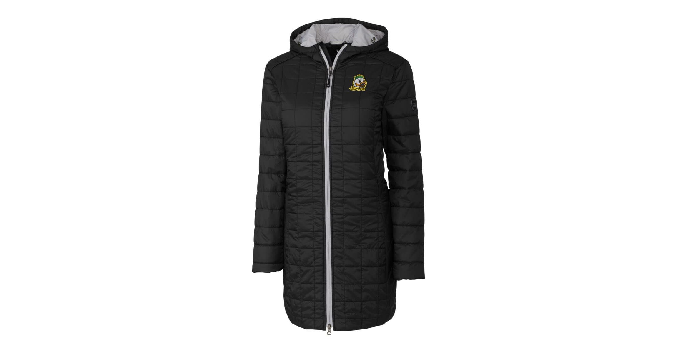 NCAA Oregon Ducks Rainier Primaloft Eco Hooded Long Coat