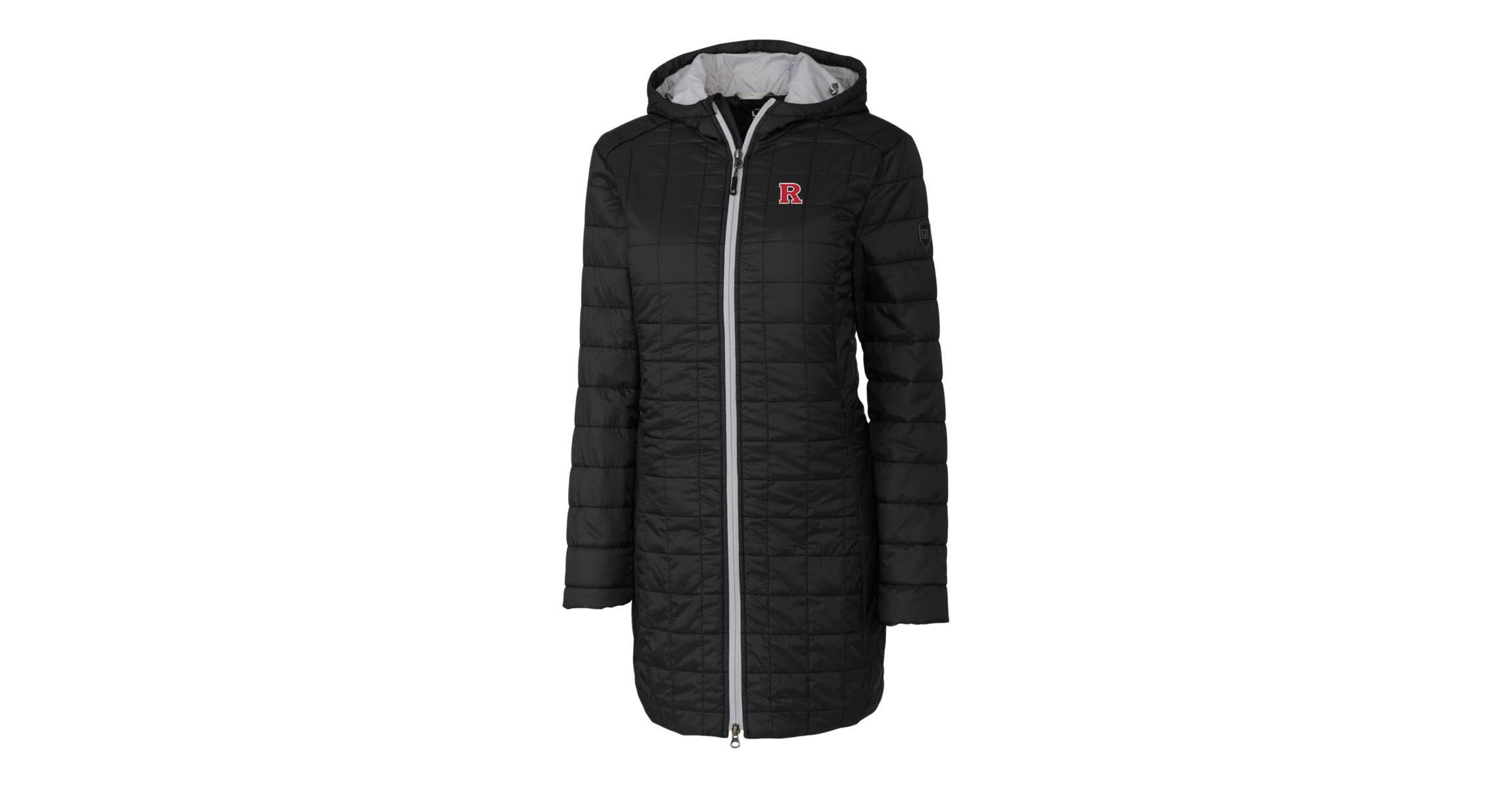 Rutgers Scarlet Knights NCAA Rutgers Knights Rainier Primaloft Eco Hooded Long Coat