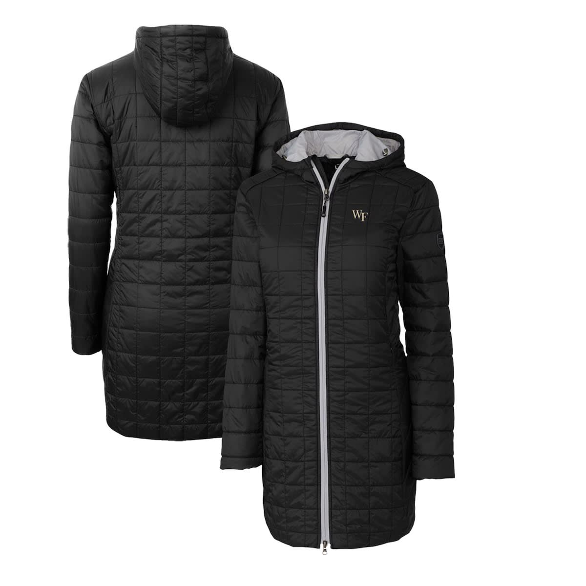 NCAA Wake Forest Demon Deacons Rainier Primaloft Eco Hooded Long Coat