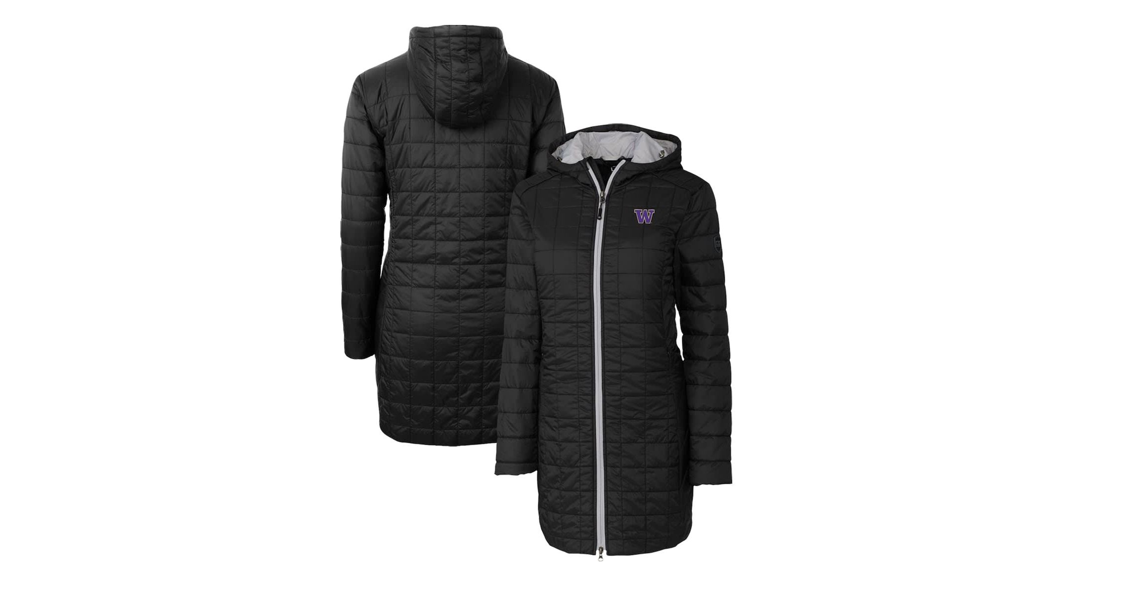 NCAA Washington Huskies Rainier Primaloft Eco Hooded Long Coat