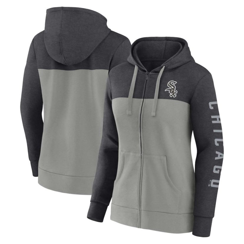 Chicago White Sox MLB Fanatics Chicago Sox City Ties Hoodie Full-Zip Sweatshirt
