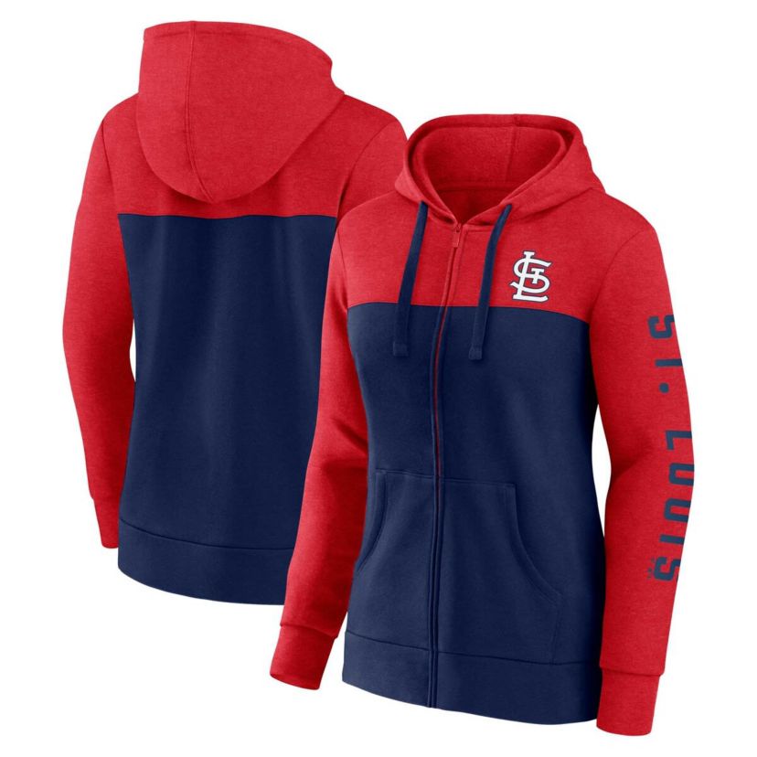 MLB Fanatics St. Louis Cardinals City Ties Hoodie Full-Zip Sweatshirt