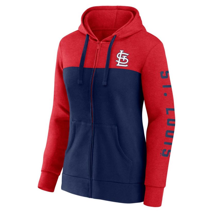 MLB Fanatics St. Louis Cardinals City Ties Hoodie Full-Zip Sweatshirt