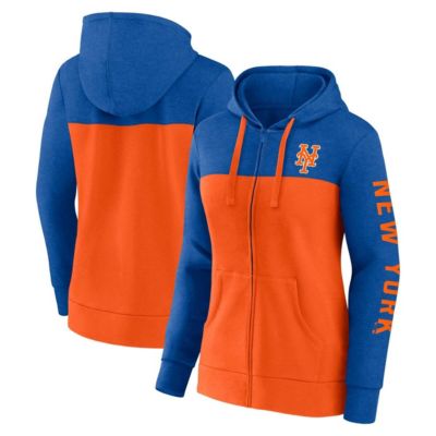 MLB Fanatics New York Mets City Ties Hoodie Full-Zip Sweatshirt